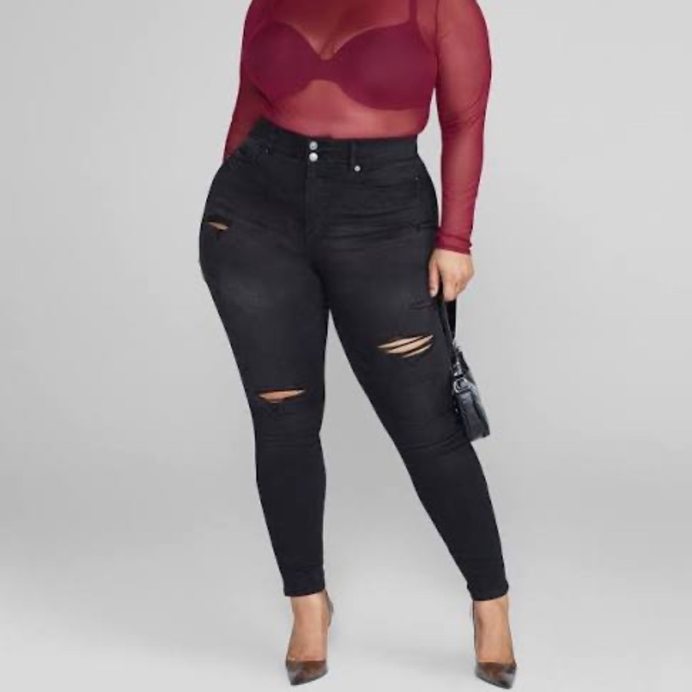 Fashion to Figure High Rise Curvy Fit Skinny Jean NWT Size 18